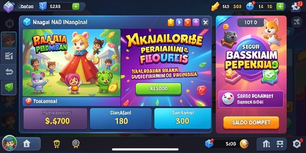 Screenshot memperlihatkan pemandangan indah dalam game.