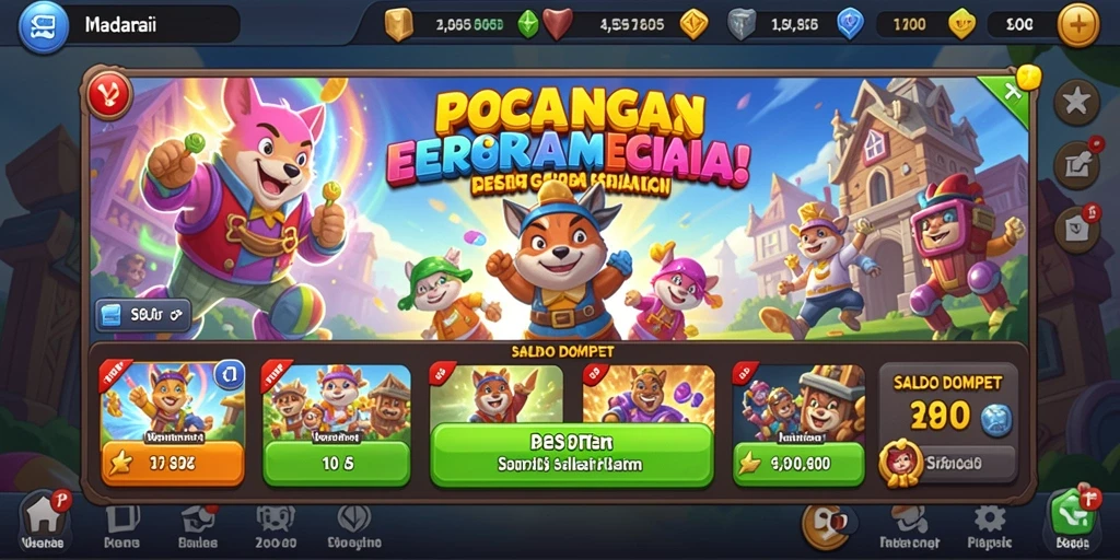 Level menantang yang penuh dengan rintangan.