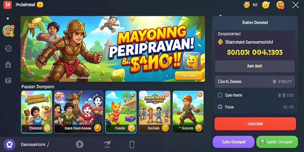 Pengalaman bermain yang seru dan mendebarkan.
