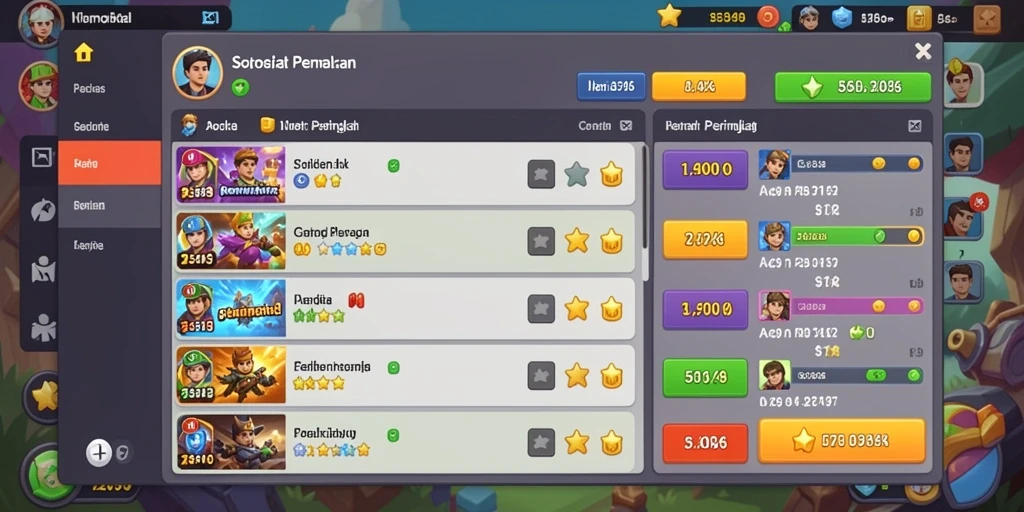 Momen aksi seru dalam gameplay LEDAKGG.
